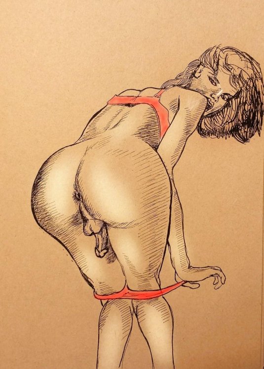 Анал порно рисунки