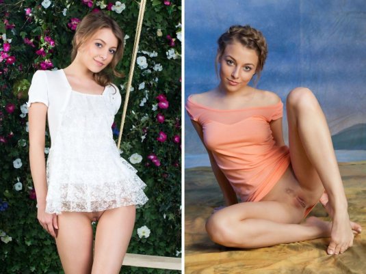 Nikia a без трусиков платье