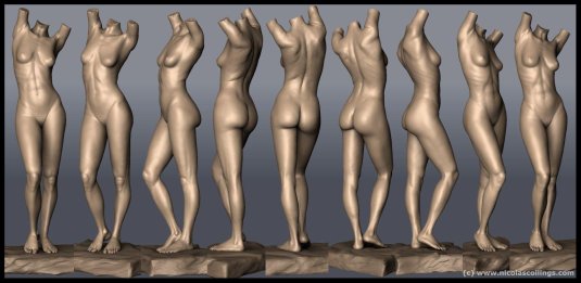 Женская фигура референс