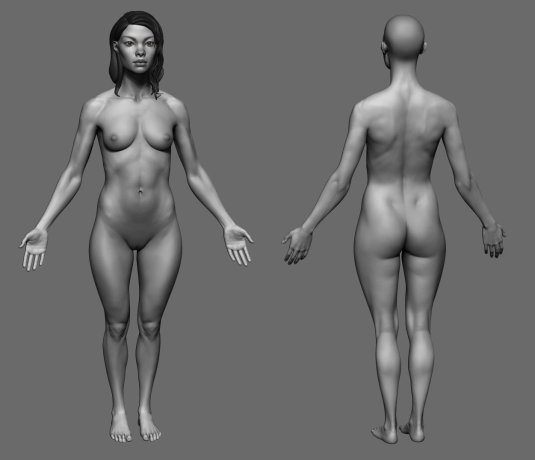 Эротические модели для zbrush